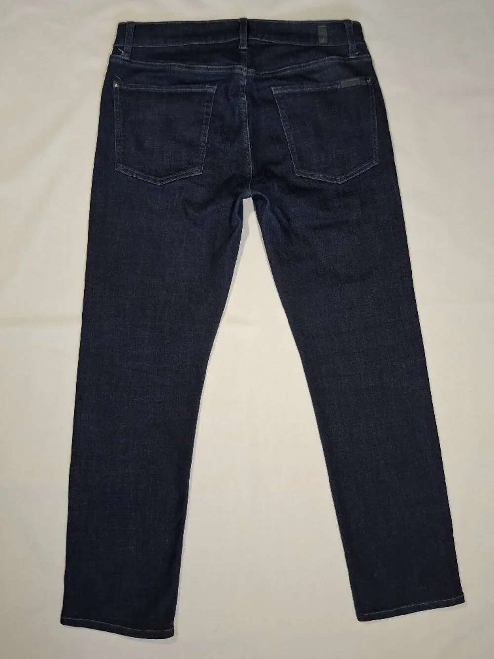 7 For All Mankind Slimmy Jeans Men's Dark indigo wash Stretch Denim | Size 32